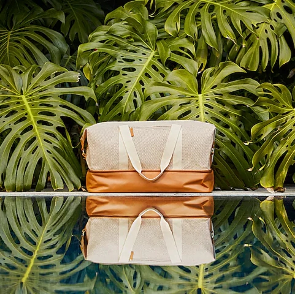 DSW Cream Weekender Bag